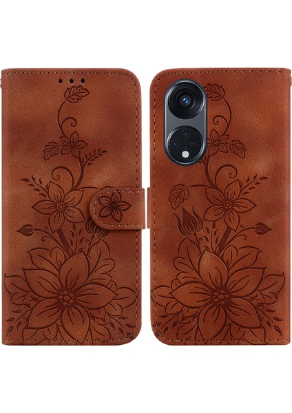 Oppo Reno 8t 5g Için Kılıf Kabartmalı Lily Premium Pu Deri Cüzdan Stili Kart Tutuculu ve Standlı Çevirmeli Telefon Kılıfı (Yurt Dışından) indirimleri