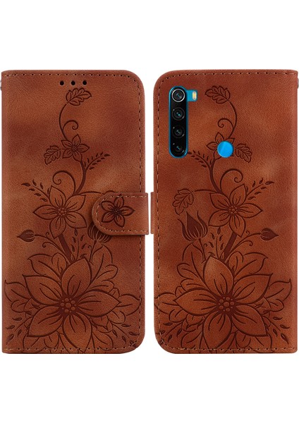 Xiaomi Redmi Note 8t Için Kılıf Kabartmalı Lily Premium Pu Deri Cüzdan Stili Kart Tutuculu ve Standlı Çevirmeli Telefon Kılıfı (Yurt Dışından) indirimleri