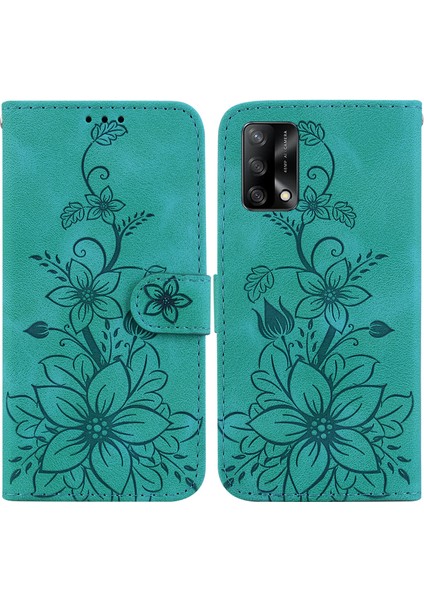Oppo A74 4G/F19 4g Için Kılıf Kabartmalı Lily Premium Pu Deri Cüzdan Stili Kart Tutuculu ve Standlı Çevirmeli Telefon Kılıfı (Yurt Dışından) indirimleri