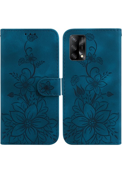 Oppo A74 4G/F19 4g Için Kılıf Kabartmalı Lily Premium Pu Deri Cüzdan Stili Kart Tutuculu ve Standlı Çevirmeli Telefon Kılıfı (Yurt Dışından) indirimleri
