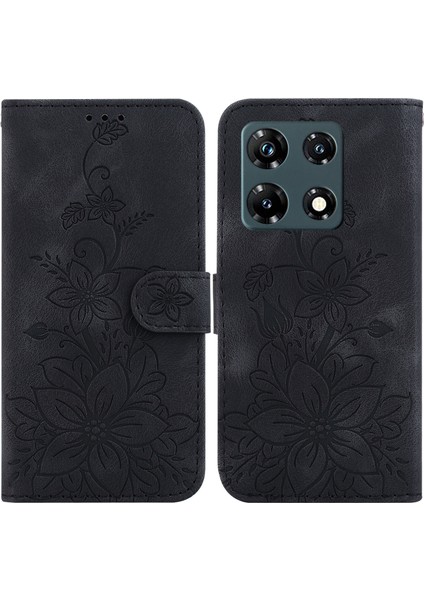 Infinix Note 30 Pro Için Kılıf Kabartmalı Lily Premium Pu Deri Cüzdan Stili Kart Tutuculu ve Standlı Çevirmeli Telefon Kılıfı (Yurt Dışından) indirimleri