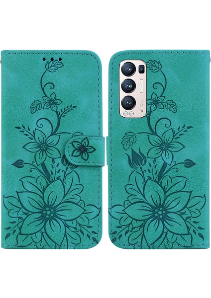 Oppo Find X3 Neo Için Kılıf Kabartmalı Lily Premium Pu Deri Cüzdan Stili Kart Tutuculu ve Standlı Çevirmeli Telefon Kılıfı (Yurt Dışından) indirimleri