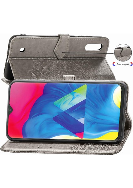 Samsung M10 Zarif Desen Iş Darbeye Çevir Telefon Kılıfı (Yurt Dışından) fırsatları