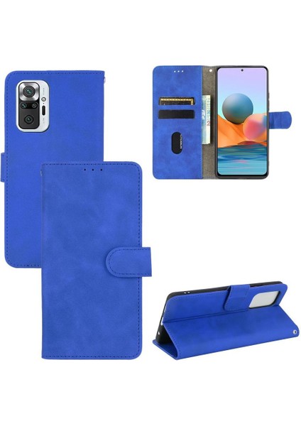 Xiaomi Redmi Not 10 Pro Max Deri Için Folio Flip Case Kart Tam Telefon Kılıfı (Yurt Dışından)