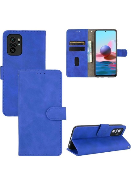 Xiaomi Redmi NOTE10 4g/not 10S Deri Folio Flip Case ile Telefon Kılıfı (Yurt Dışından)