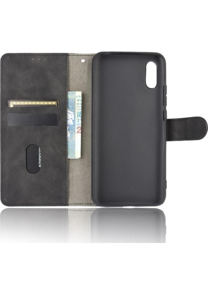 Xiaomi Redmi 9A Kart Ekleme Tam Koruma Deri Folio Için Telefon Kılıfı (Yurt Dışından)