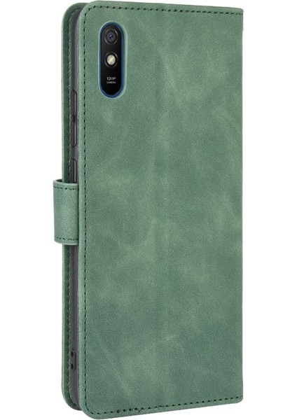 Xiaomi Redmi 9A Kart Ekleme Tam Koruma Deri Folio Için Telefon Kılıfı (Yurt Dışından)