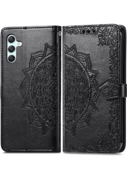 Samsung A34 5g Için Zarif Desen Deri Darbeye Çevir Telefon Kılıfı (Yurt Dışından)