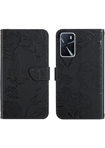 Oppo A54 4G/A16 Anti-Damla Koruma Darbeye Deri ve Telefon Kılıfı (Yurt Dışından)