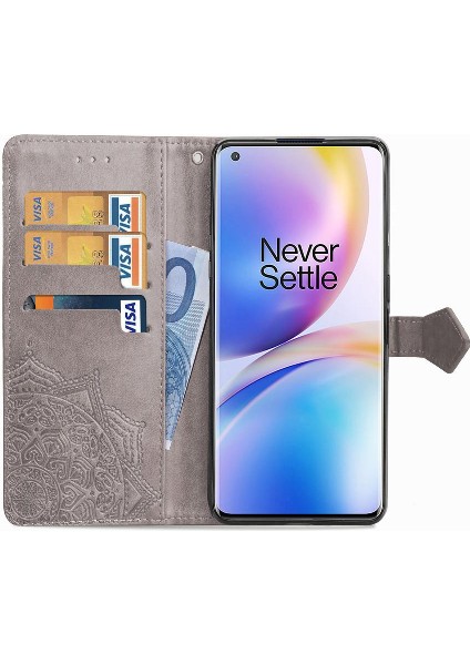 SZY Market Oneplus 8 Için Pro Darbeye Deri Zarif Desen Telefon Kılıfı (Yurt Dışından)