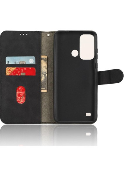 Zte A53 5g Koruyucu Deri Kart ile Folio Flip Case Telefon Kılıfı (Yurt Dışından) fırsatları