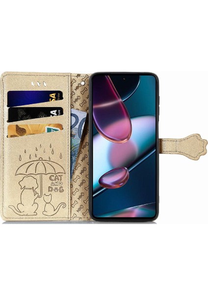 Moto Kenar X30 Için Kısa Kayış Çevirin Karikatür Telefon Kılıfı (Yurt Dışından) modelleri