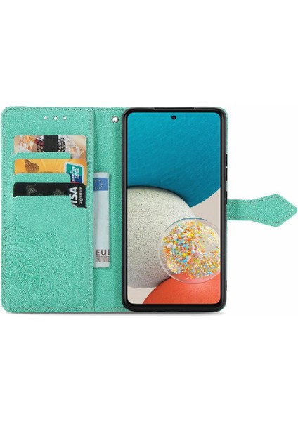 Samsung A73 5g Zarif Desen Darbeye Deri Telefon Kılıfı (Yurt Dışından) modelleri