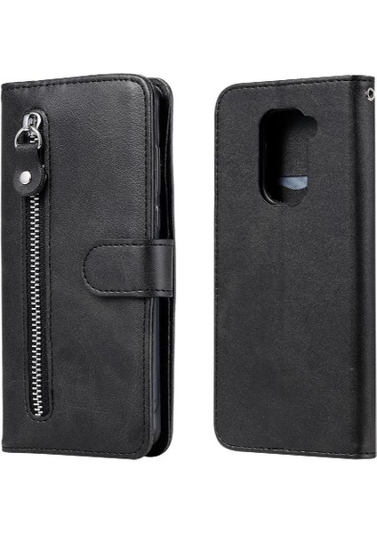 Xiaomi Redmi Not 9 Için Fermuar Koruyucu Kart Yuvası Tutucular Telefon Kılıfı (Yurt Dışından)