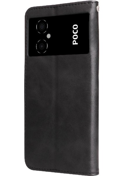Xiaomi Poco C40 Fermuar Koruyucu Kart Yuvası Tutucular Deri Telefon Kılıfı (Yurt Dışından)