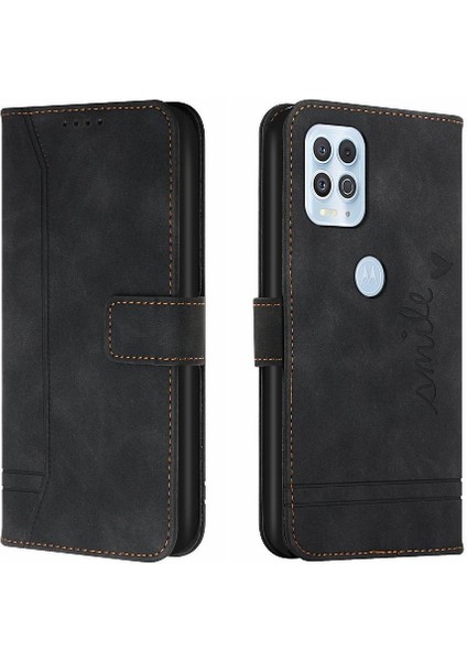 Motorola Moto Kenar S Için /G100 Kart Yuvaları El Kayışı Pu Telefon Kılıfı (Yurt Dışından)