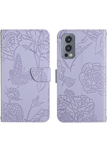 Bilek Kayışı ile Oneplus Nord 2 Için Anti-Damla Koruma Darbeye Telefon Kılıfı (Yurt Dışından)