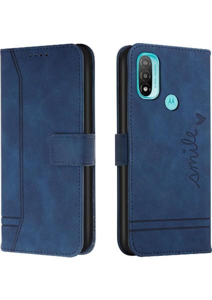 Motorola Moto E20 Flip Folio Cüzdan Kart Yuvaları Için El Telefon Kılıfı (Yurt Dışından)