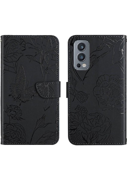 Bilek Kayışı ile Oneplus Nord 2 Için Anti-Damla Koruma Darbeye Telefon Kılıfı (Yurt Dışından)