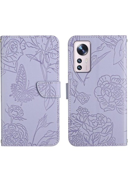 Xiaomi 12 Lite Için Pu Deri Çevirin Darbeye Deri ve Telefon Kılıfı (Yurt Dışından)