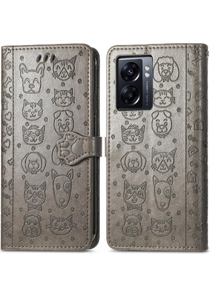 Oppo A77 Darbeye Için Kısa Kayış Karikatür Hayvanlar Durumda Telefon Kılıfı (Yurt Dışından)