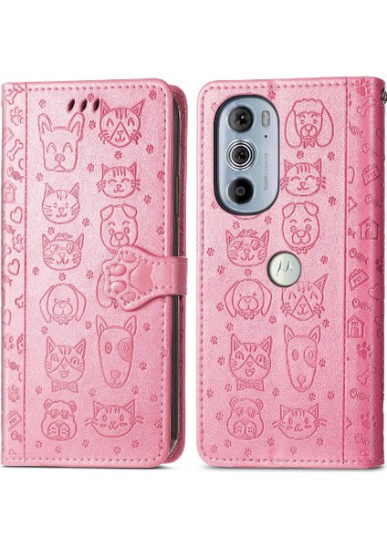 Moto Kenar 30 Pro Flip Için Darbeye Karikatür Hayvanlar Kısa Telefon Kılıfı (Yurt Dışından) fırsatları