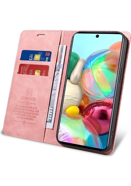 Samsung Galaxy A71 4g Pu Deri Koruyucu Folio Cüzdan Manyetik Telefon Kılıfı (Yurt Dışından) fırsatları