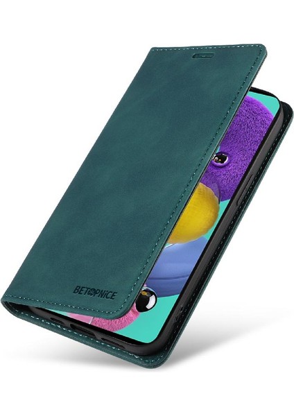 Samsung Galaxy A51 4g Manyetik Koruyucu Pu Deri Folio Cüzdan Telefon Kılıfı (Yurt Dışından) indirimleri