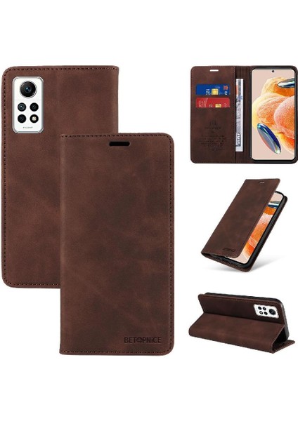 Xiaomi Redmi Için Not 11 Pro Koruyucu Manyetik Folio Cüzdan Pu Telefon Kılıfı (Yurt Dışından) fiyatları