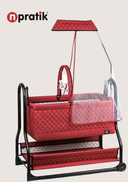 Lüx Bebek Beşiği Nenni Silinebilir Portatif Sallanır Sepet Beşik Hamak Beşik fiyatları