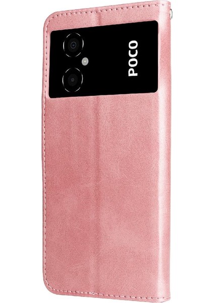 Xiaomi Poco C40 Fermuar Koruyucu Kart Yuvası Tutucular Deri Telefon Kılıfı (Yurt Dışından)
