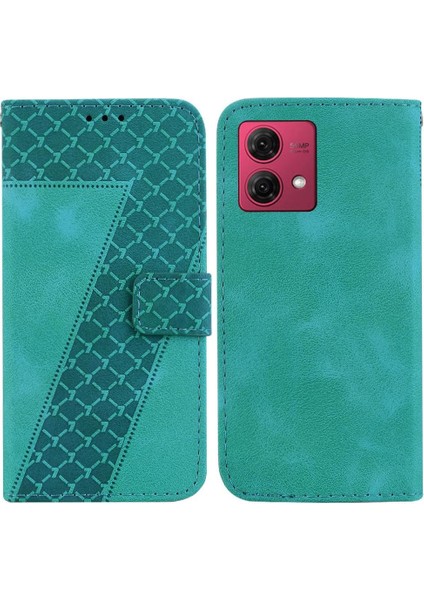 Motorola Moto G84 5g Pu Deri Kart Yuvası Fonksiyonu Cüzdan Desen Telefon Kılıfı (Yurt Dışından)