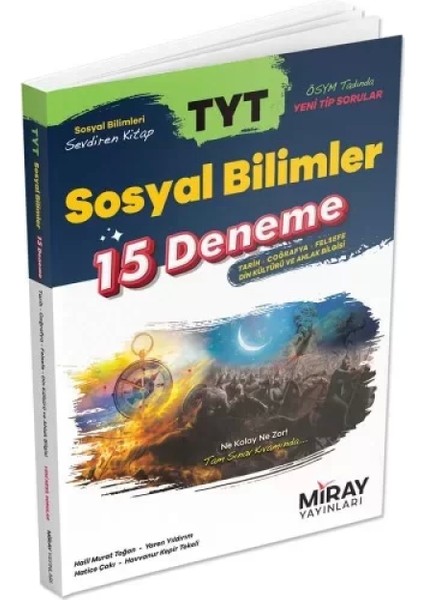 - Miray Yayınları TYT Sosyal Bilimler 15 Deneme