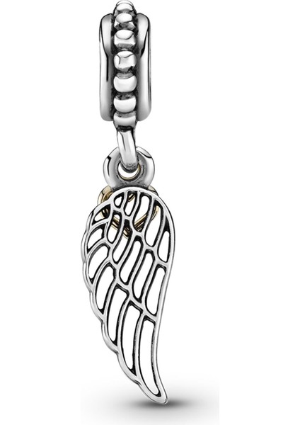 Melek Kanadı Gümüş Charm NUR-BL12103