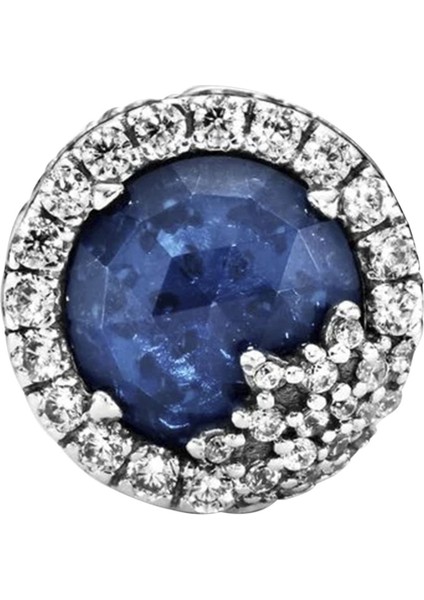 Mavi Taşlı Gümüş Charm NUR-BL01778 fiyatları