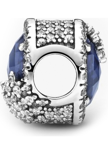 Mavi Taşlı Gümüş Charm NUR-BL01778 modelleri