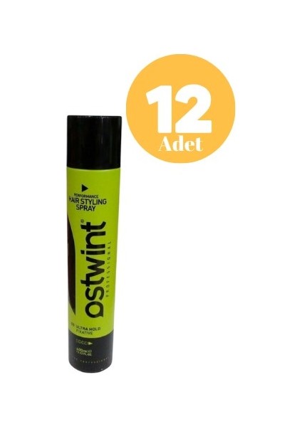 Ostwint Saç Spreyi Ultra Hold Gold 400ML x 12