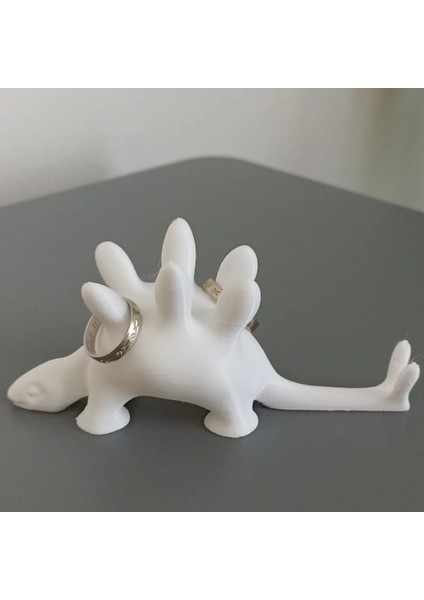 2'li Stegosaurus Sevimli Dinozor Yüzük Askılığı Seti