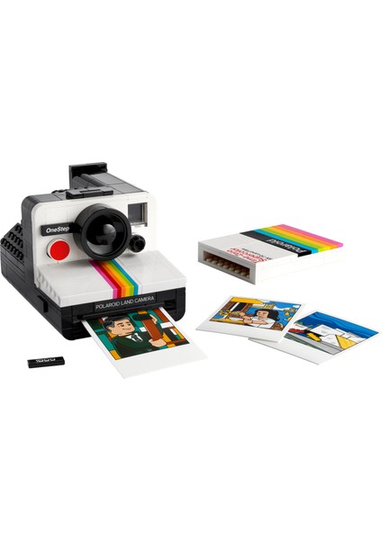 LEGO® Ideas Polaroid OneStep SX-70 Kamera 21345 - Fotoğraf Meraklısı Yetişkinler için Koleksiyonluk ve Sergilenebilir Yaratıcı Model Yapım Seti (516 Parça)