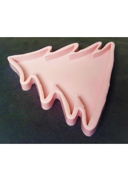 Ayakta Duran 10CM Çam Ağacı Silikon Kalıp K-011 modelleri
