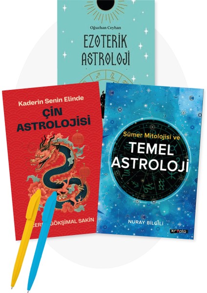 Ezoterik Astroloji + Çin Astrolojisi + Temel Astroloji 3 K / Oğuzhan Ceyhan - Nuray Bilgili