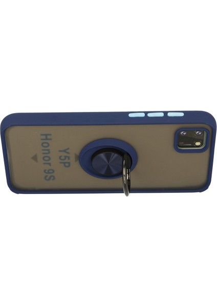 Huawei Y5P Kılıf Montreal Yüzüklü Silikon Kapak - Lacivert 300099 modelleri