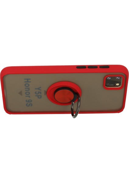 Huawei Y5P Kılıf Montreal Yüzüklü Silikon Kapak - Kırmızı 300099 modelleri
