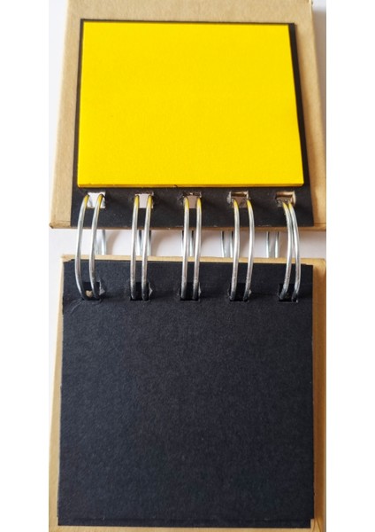 Tükenmeyen Yapışkan Postit Spiralli Mini Not Defteri Şeklinde 12 Parça 20'şer Sayfa 240 Adet 10X8CM fiyatları