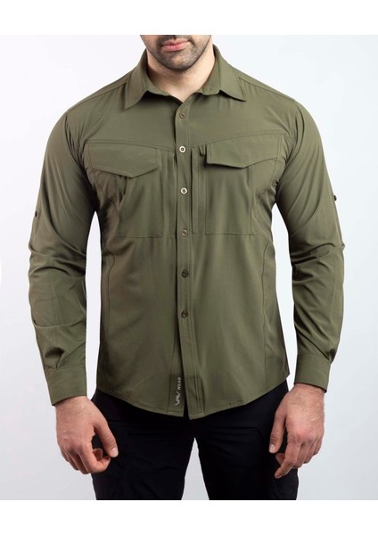 Tactical Outdoor Gömlek Esnek Fit Erkek TACFLEX01