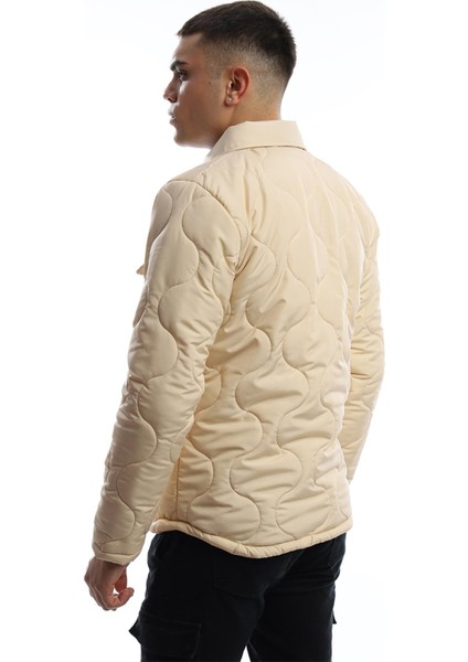 Erkek Regular Fit Mont Ekru indirimleri