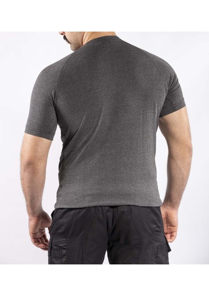 Taktik Outdoor Günlük Tişört Erkek Kısa Kollu Pamuklu Elastan Esnek Ter Emer TTHIN03 fırsatları