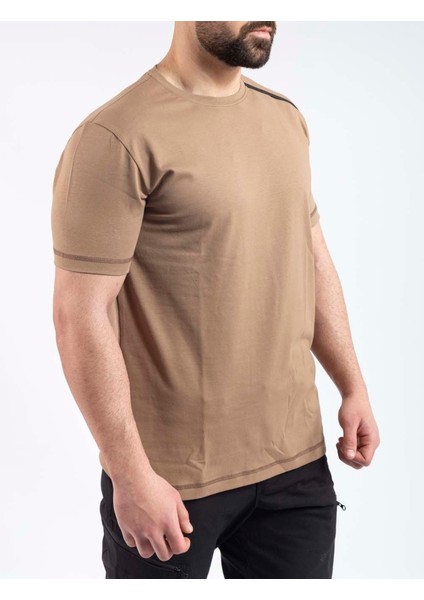 Outdoor T-Shirt Günlük Pamuklu Basic Erkek BASETI03