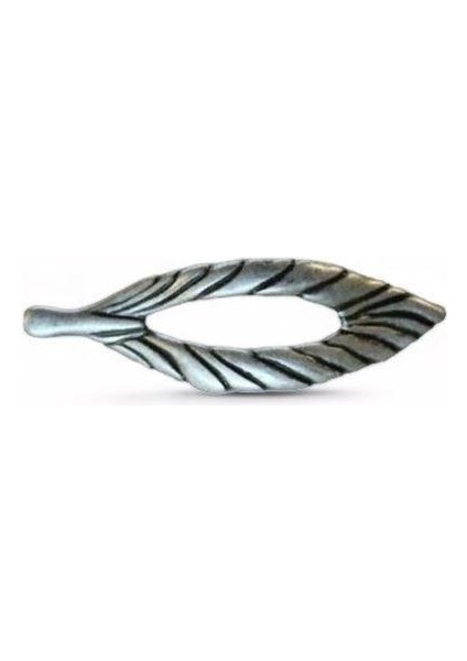 Top Impex Kulp 71196E8 Yaprak Antik Gümüş 96 mm