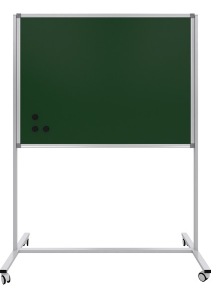 90X120 cm Mıknatıslı Yüzey Manyetik -Tekerlekli Ayaklı Yazı Tahtası SABIT-PAN565